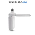 Fan Led E27 Bulb Wholesale Foldable Lamp Fan Blade Light 45W E27 LED Bulb Prices