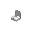 8 Nut Zinc Plated Slot 8 Square T Nut With Spring Leaf