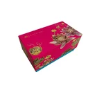Foil Box Gift Box Packaged Custom Fancy Luxury Gold Foil Logo Rigid Cardboard Gift Box Packaging With Lid