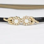 Belt Women Rhinestone Belt Women Dress Belt Adjustable Leather Ladies Waist Belt Fashion Female Waistband