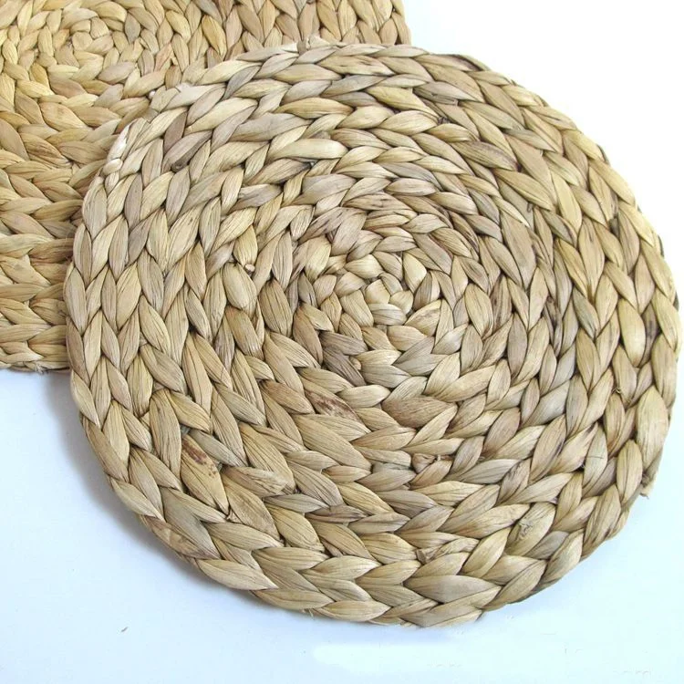 Wholesale Placemats Handmade Straw Woven Placemats Round Pads Place Mats Dining Table Placemat
