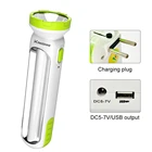 Light Torch Solar Camping Lantern Outdoor Lantern Rechargeable Battery AC DC Cord Led Bright Light Torch Led Flashlight
