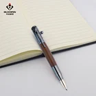 Toy Gun Tactical Ballpoint Pen Promotion Heavy Novelty Toy Gun Tactical Metal Ballpoint Pen With Wood Splice For Gift