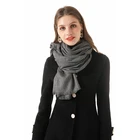 Solid Color Scarf New Arrivals Solid Color Winter Scarf For Women Shawl