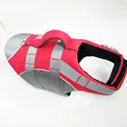 Life Warning Color Large Dog Life Jacket With Lifting Handle For Water Sports And Water Activity