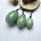 Aventurine Hot Sales Vaginal Exercise Green Aventurine Jade 3 Eggs 1 Rod Yoni Eggs Yoni Wand Box Set