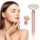 Beauty Facial 2-in-1 Nature Stone Face Massager Beauty Bar 24k Golden Pulse Face Facial Stick Face Lift Anti-Wrinkle