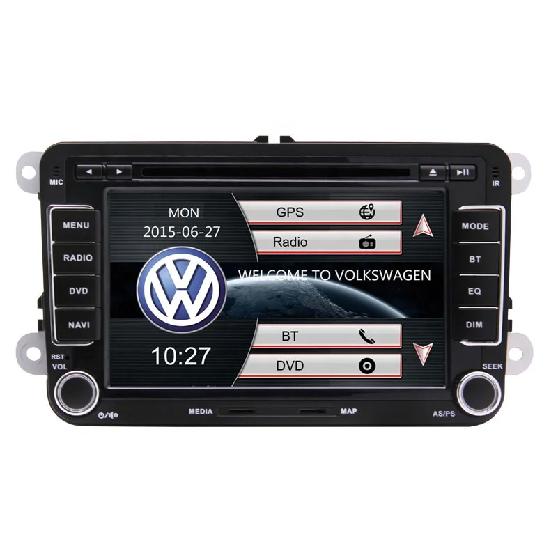 Double Din 7 Inch Touch Screen Car Dvd Player With Gps Support Fm Am Radio Usb For Vw Amarok Beetle Polo Golf Eos - Buy Double Din Car Stereo For Vw ,7