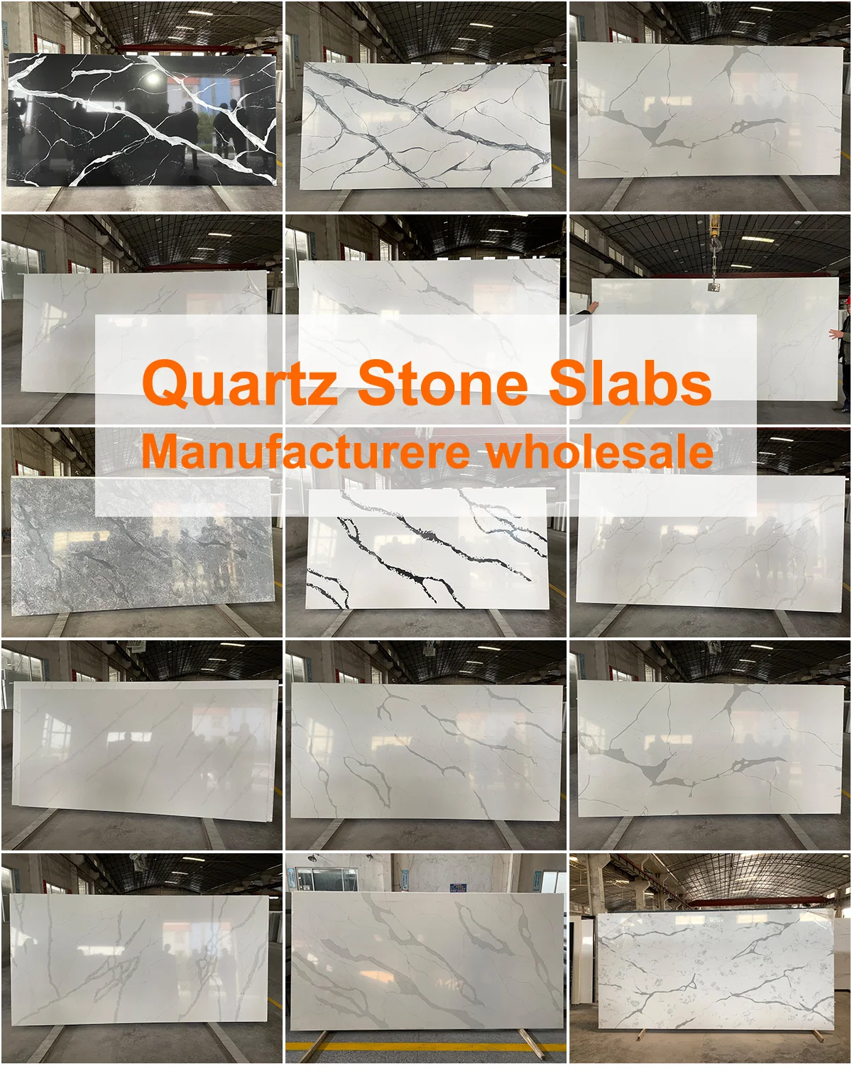 Mm Thickness Calacatta Quartz Stone Slabs Price For Kitchen