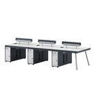 Model Hot Sale Super Load-Bearing Spacious Desktop New Model Office Desk 6 Seater Office Desk