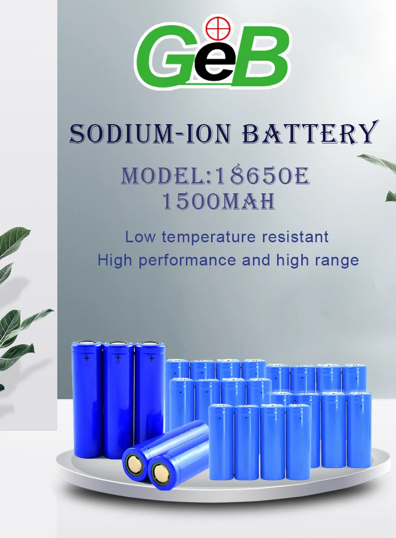 Geb Rechargeable Battery Sodium Na Ion Battery Cell Home For Toy