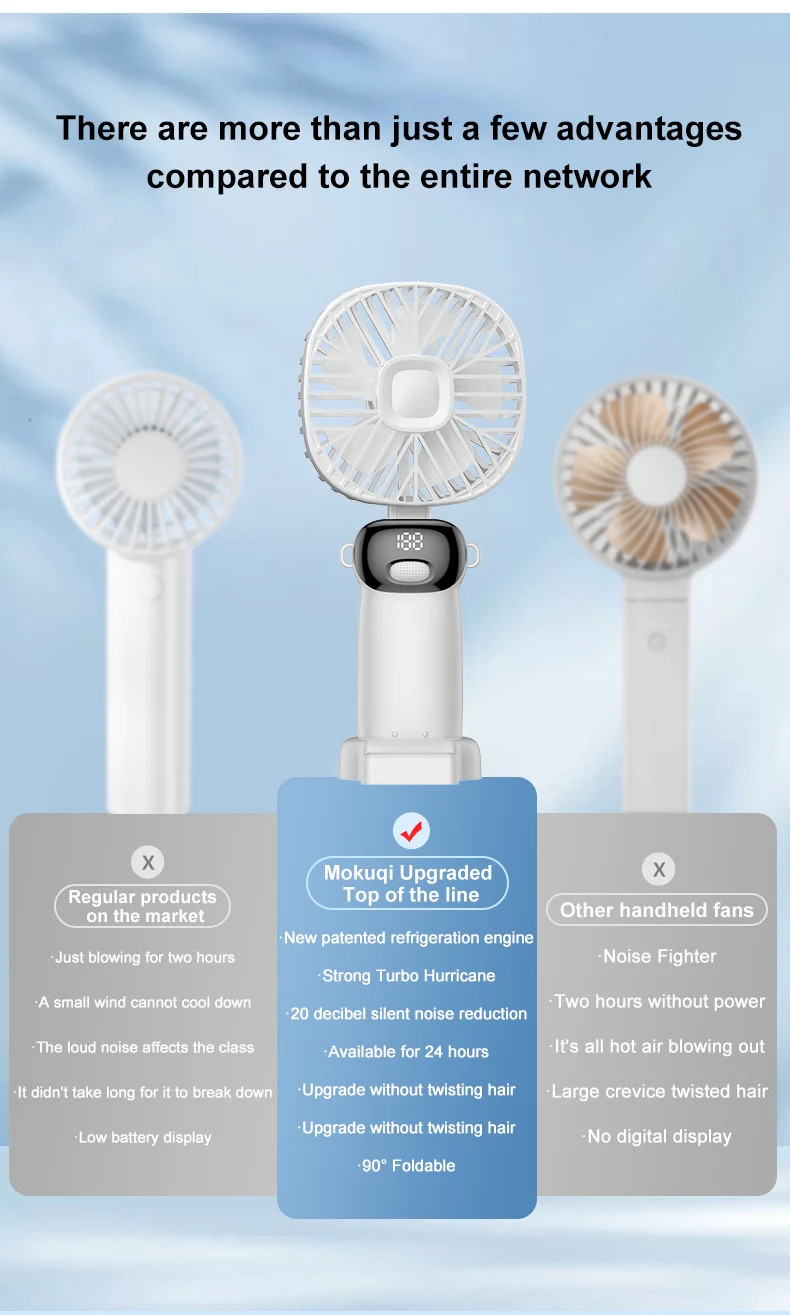 Usb Desk Fan, 5, Battery - detail 8