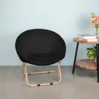 Chair Cover Stretch Chair Covers Wholesale Elastic Stretch Saucer Chair Seat Slipcover Spandex Moon Chair Cover For Home