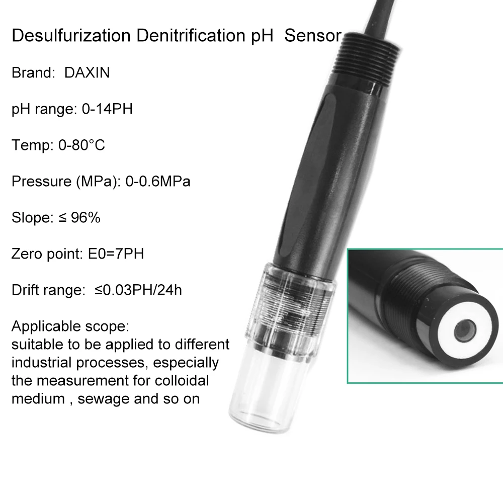 Industrial Online Multi Water Quality Monitoring Combination Ph Sensor