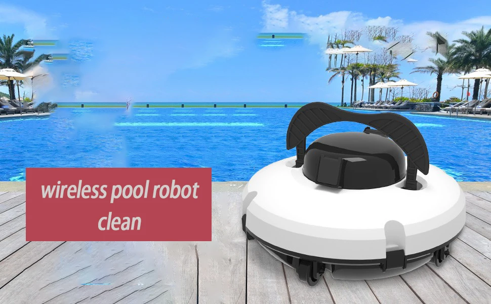 Wireless Electric Pool Cleaning Robot/automatic Vacuum Pool Cleaner
