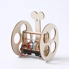 Assembly Toys Car Hot Selling Custom Assembly Toys 3d Mechanical Wooden Puzzle Diy 3d Wooden Balance Car Puzzle