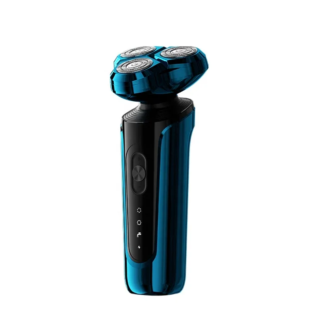 2023 New High Quality Expensive Rechargeable Electric Shaver Digital Display Triple Blade Shavers For Men