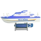 Plastic New Trend Very Good Price Blue Electric Building Plastic Ship Model
