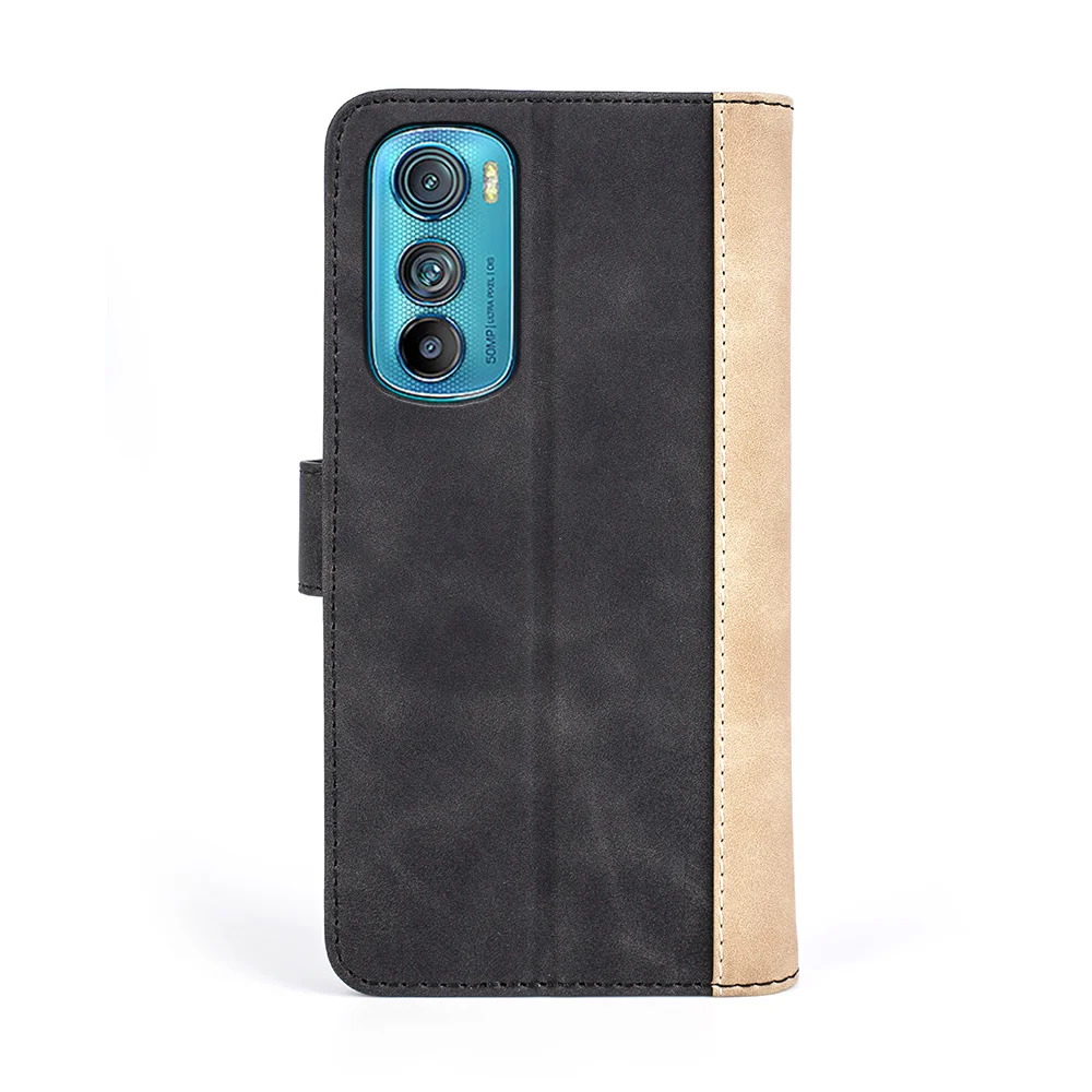 Magnetic Card Flip wallet cell phone case manufacturer for motorola one fusion plus moto 30 5g