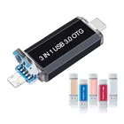 Drive Pen Hotsale OTG USB Flash Drive Type C Pen Drive 128GB 64GB 32GB 16GB USB Stick 3.0 Pendrive For Type-C Device
