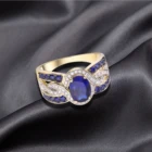 14k Gold Ring High Quality Engagement Wedding Anniversary 9K 10K 14K 18K 24K Gold Filled Moissanite Oval Shape Ring