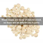 Wooden Beads Wooden Beads Holes Diy Carved Natural Unfinished Beech Wooden Beads With Holes For Jewelry Making