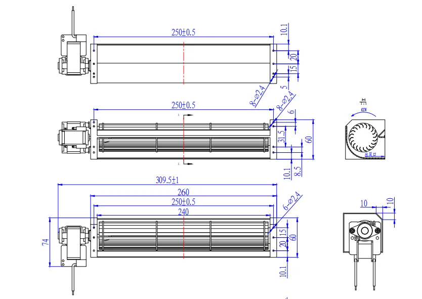 Explosion-proof Asynchronous Electric Motor, 100-240V, 50/60Hz - detail 8