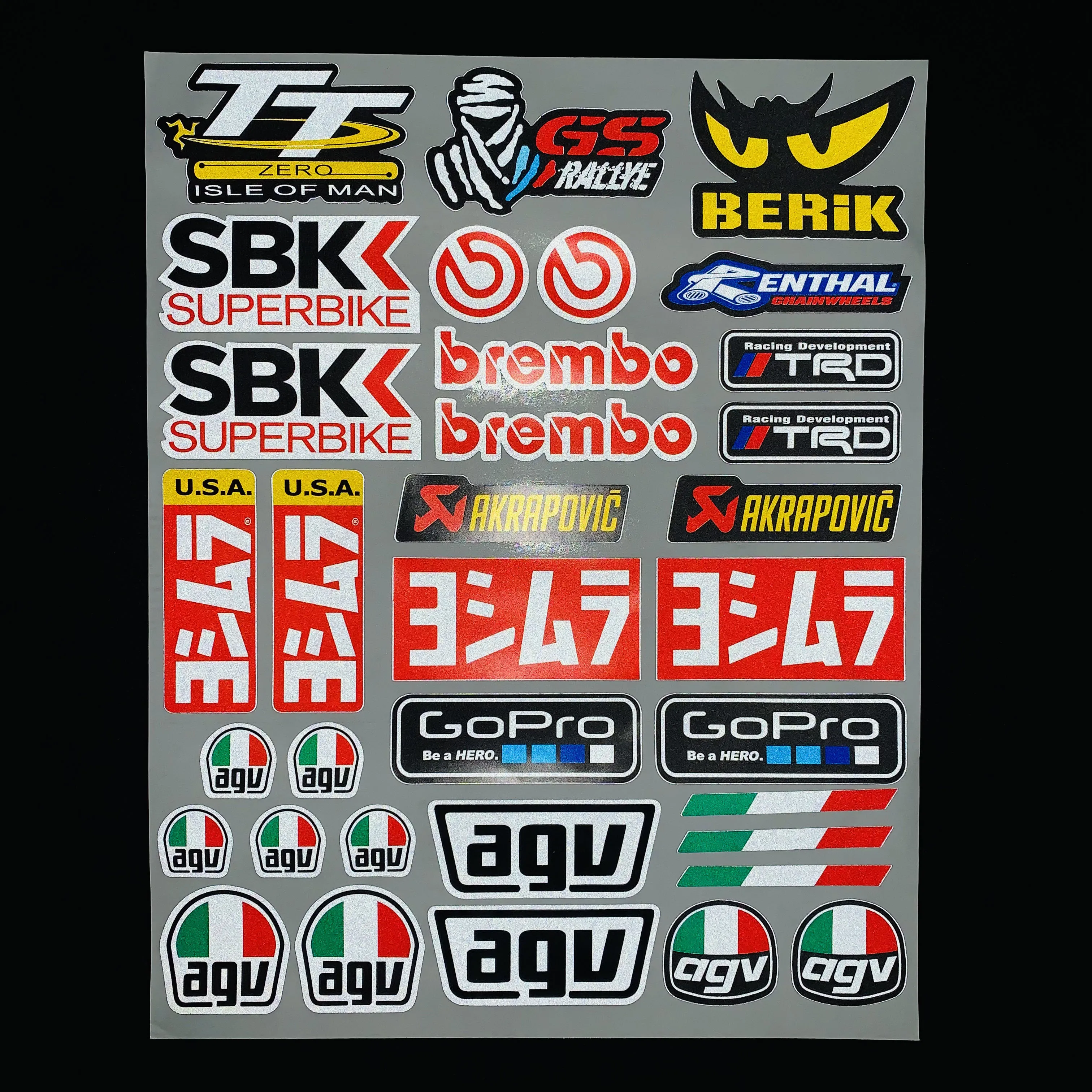 Two Renthal Motocross Supercross Racing Sponsor Decals Stickers Dirtbike Enduro