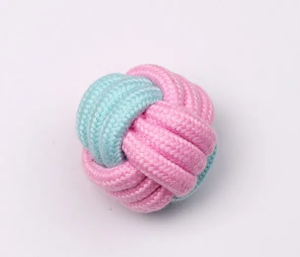 Custom Pet Dog Chew Toy Pack Set Ball Cotton Rope Squeaky Dog Toy Pet Dog Gift Candy Color
