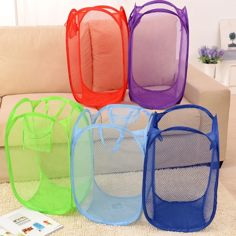 Dirty Garment Folding Collapsible Bathroom Bag Storage Hamper Toy Organizer Bag home storage baskets laundry basket