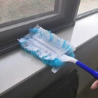Dust Cleaning Duster Disposable Home Cleaning Tools Trap Dust Flexible Handle Polyester Refill Spin Duster Microfiber