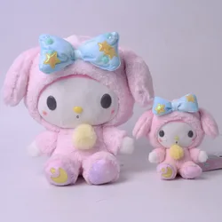 Wholesale anime cartoon cute 23cm pp cotton stuffed kuromi melody plush dolls for decoration