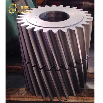Professional customization Large size helical gear high quality and precision gears ball mill pinion gear manufacturer