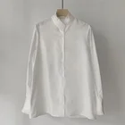 Spring And Autumn New Ladies Solid Color Long-sleeved Fashion Shirt
