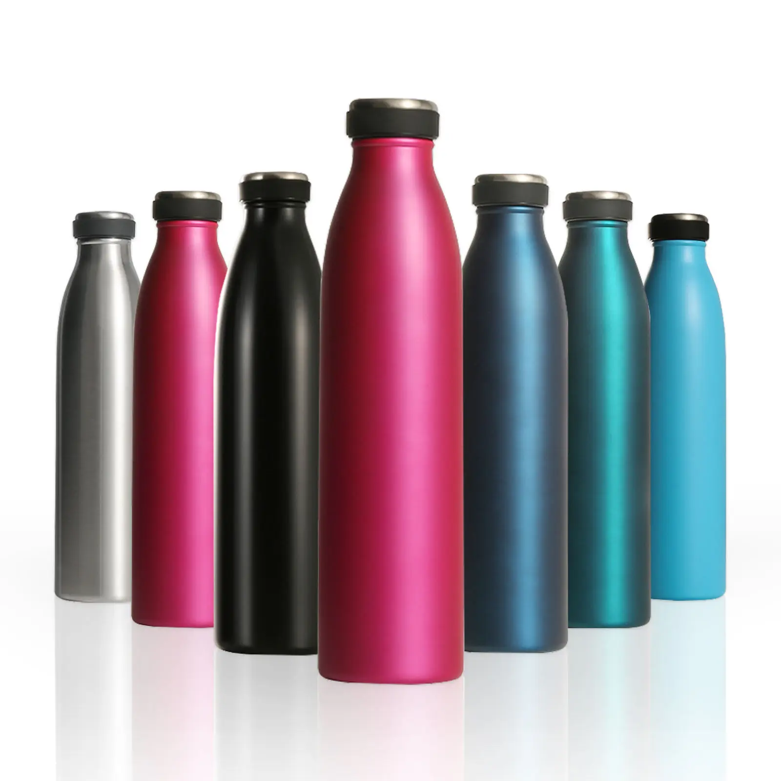 Custom Vacuum Insulated Thermal Cola Flask  Reusable Portable Gym Sports Cycling School Stainless Steel Water Bottle Vulcanus