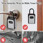 Box Key Safe Box Lock Custom 4 Digital Colorful Wall Mount Lock Box Combination Key Safe Storage Lock Box