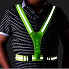 Top Vest High Quality Vest Top Design Hi-Vis High Quality Flashing LED Running Vest