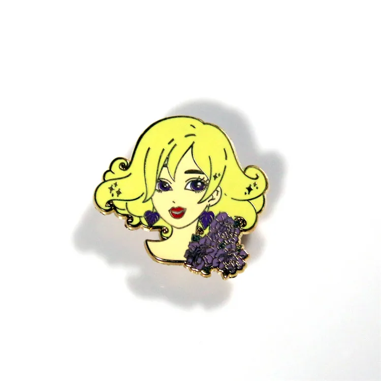 cartoon lapel pin