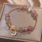 Beads 2021 Popular Ins New Style Star Moon Pendant Beads Crystal Rhinestone Friendship Bracelet
