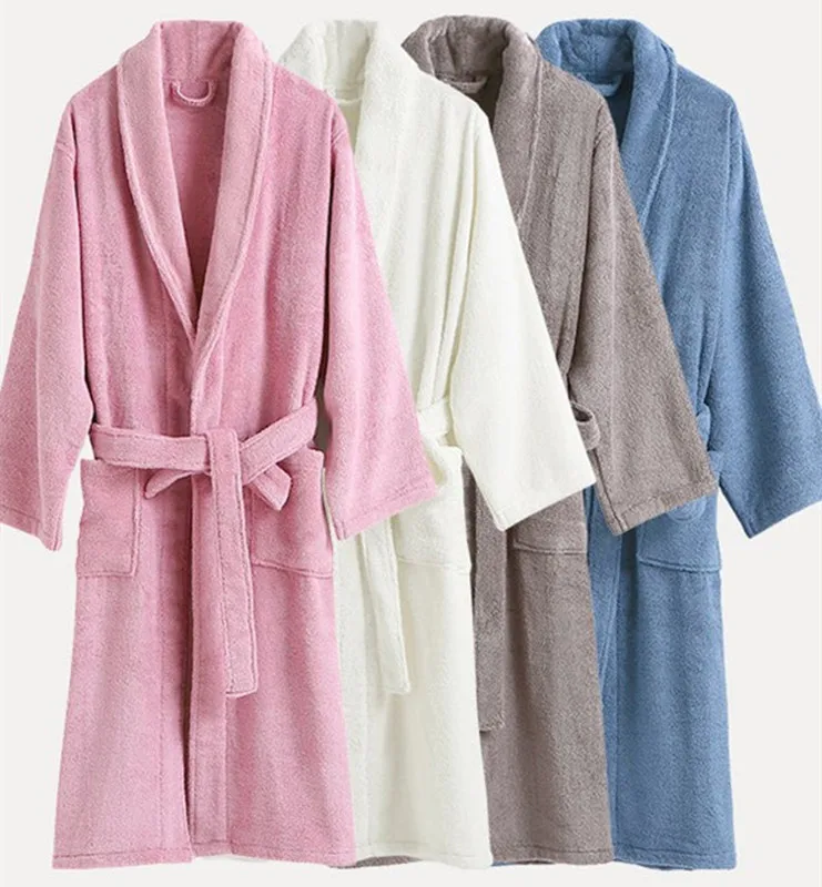 Pajamas girls night robe sleepwear dressing gown custom logo microfiber coral fleece bathrobe