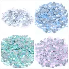 Nail Nail Art Rhinestones Multi Size Ss4-ss20 Opal Nail Rhinestones Flat Bottom Colorful Crystal Glass For Diy Nail Art
