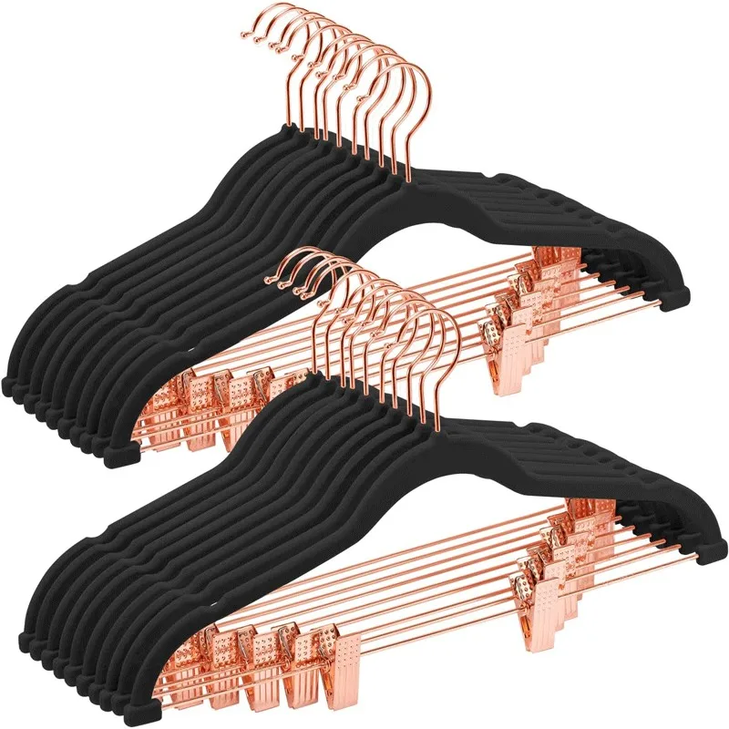 Lavinia Wholesale Custom Plastic Hanger Non-Slip Space Saving Velvet Hangers for Pants 15 H617da9c5a6104484959fe868fb0af0f8t Lavinia Wholesale Custom Plastic Hanger Non-Slip Space Saving Velvet Hangers for Pants