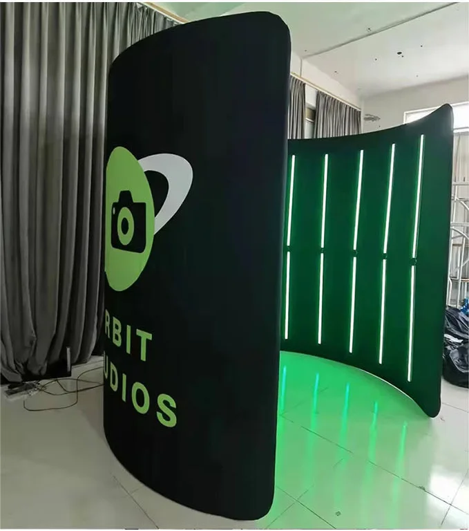 360 Overhead Photobooth Backdrop Display Stand for Decoration with RGB Light H617dcf66913f40d78a582b20169027fdR