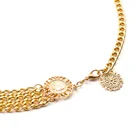 Jewelry Hot Sale Wholesale New Hot Body Jewelry Woman Gold Plated Silver Multilayer Sexy Belly Waist Chain