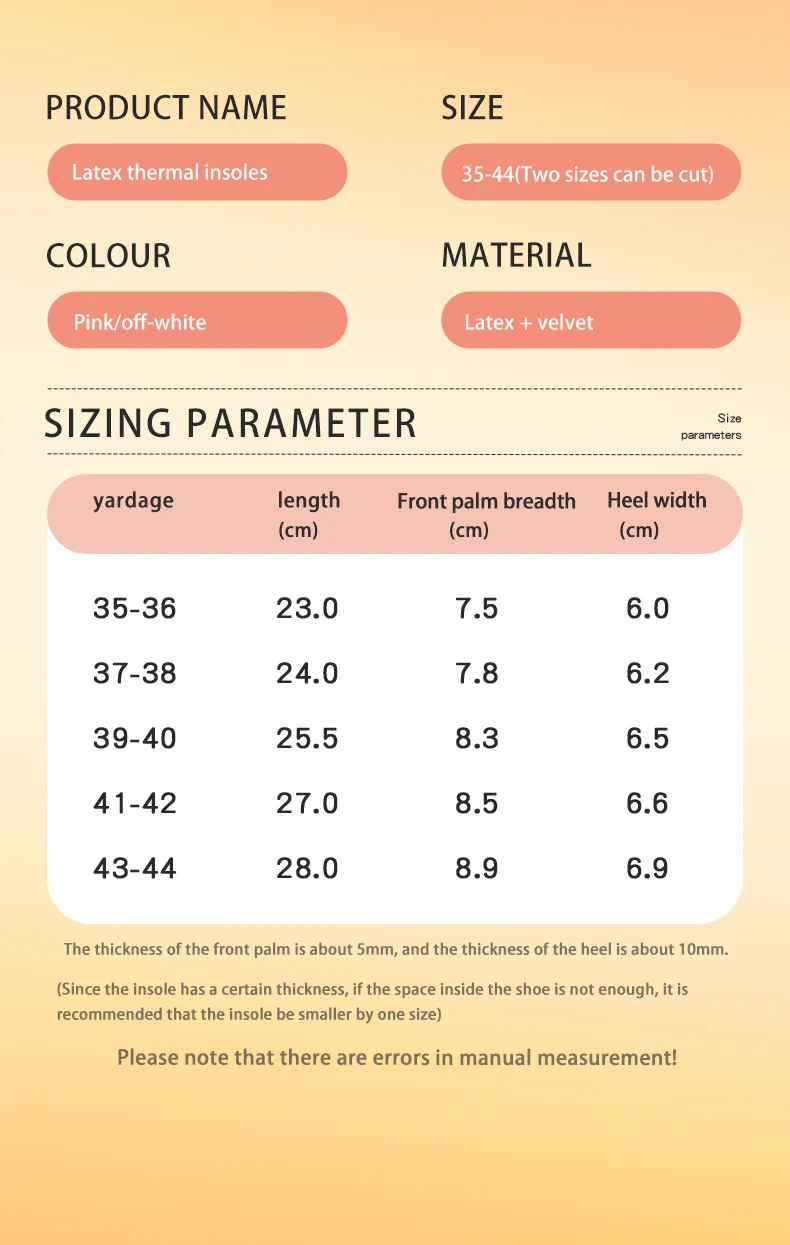 Latex Thermal Insoles for Women, Velvet Looped Winter Boots, Soft & Elastic Latex Thermal Insoles for Women, Velvet Looped Winter Boots, Soft & Elastic