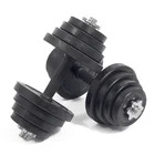 Custom Fitness Adjustable Custom Gym Sports Dumbbell Set Rubber With Logo