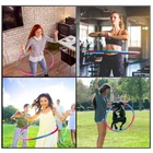 Hoop 8 Section Detachable Hoola Hoop Soft Fitness Sports Hoop For Weight Loss
