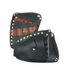 Holsters High Quality Hair Scissors Bag Made Of PU Leather Styling Cases Pouches Holsters For Barber