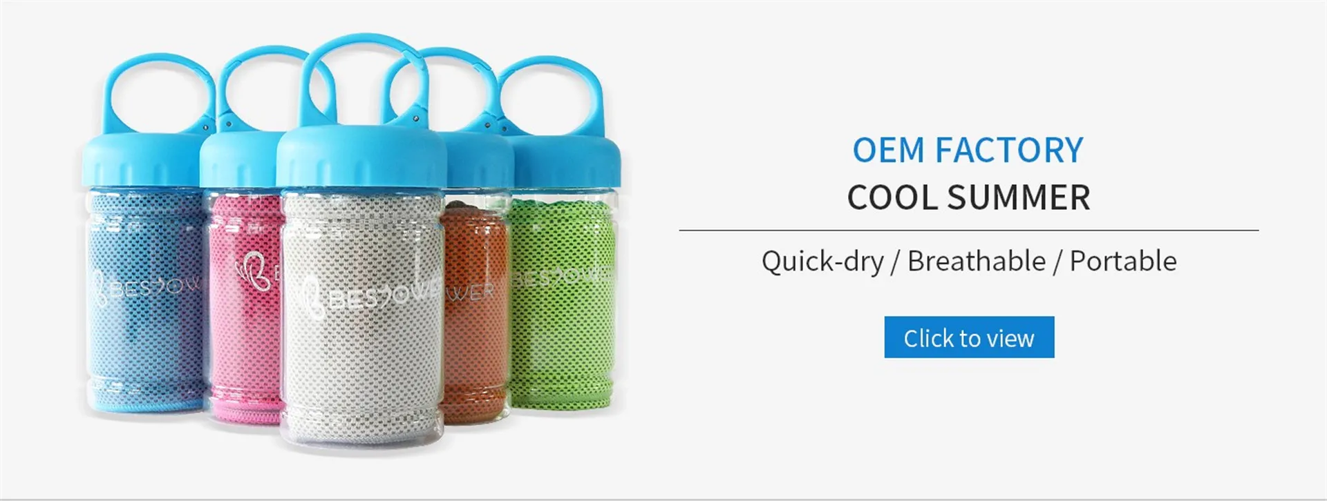 Bulk Cooling Towels Individually Wrapped Towel Microfiber Polyester