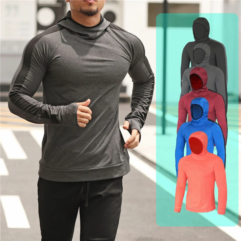Ready Made Quick Dry Men Running Hoodie 